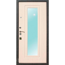 Входные двери,Входная дверь Неаполь Mottura, венге / беленый дуб с зеркалом