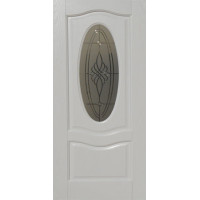 Ульяновская дверь, Венера, белый ясень, стекло АП 6