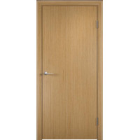 Дверь ГОСТ 6629-88, Шпонированная, гладкая дверь, дуб