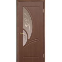 Дверь Геона Муза, ДО бронза, ультрашпон, орех янтарь