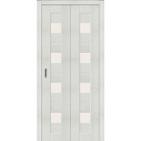Дверь складная, межкомнатная, Порта-23 Magic Fog, Bianco Veralinga