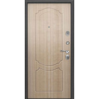 Дверь входная Торекс Sigma 10, темно-серый муар RGSO / рисунок D1 Белый венге