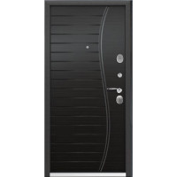 Дверь входная Торекс Sigma Color, темно-серый муар SP-8B / рисунок D8, Венге поперечное