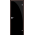 межкомнатная дверь Триплекс черный, стекло глянец