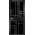 Lacobel RAL 9005 по зеркалу, рисунок полоски, эмаль черная