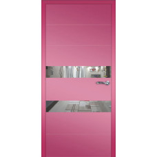 Каталог,Дверь Оникс Лайн, с зеркалом, Розовый