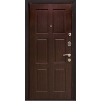 Утепленная входная дверь Титан Мск Тop M-21, черный бархат / венге