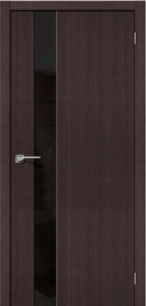 Дверь Экошпон Porta-51 BS, ПО Black Star, Wenge Crosscut