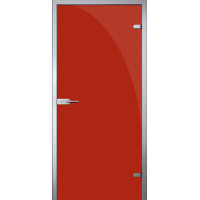Стеклянная межкомнатная дверь Red