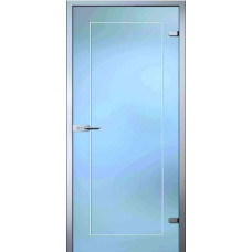 По производителю,Стеклянная дверь Клара, матовое бесцветное стекло с гравировкой