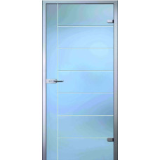 По производителю,Стеклянная дверь Ксения, матовое бесцветное стекло с гравировкой