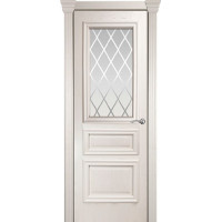 Ульяновская дверь, Бристоль сити, белый триплекс Готика, ясень жемчуг