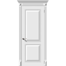 По материалу дверей,Дверь межкомнатная классическая, Блюз, глухая, эмаль белая