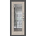 Дверь Титан Мск - Porta S 104.П61, Антик Серебро / Cappuccino Veralinga с зеркалом