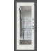 Дверь Титан Мск - Porta S 104.П61, Антик Серебро / Bianco Veralinga с зеркалом