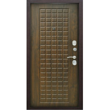 Входные двери,Дверь входная, Steel Russia «Fashion Titan Vinorit-3К», Медный антик / Грецкий орех