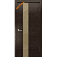 Ульяновская дверь, модель ID HL, Шоколад, стекло бронза