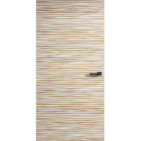 Белорусские двери Мадера Дизайн Parallel, дуб натуральный, белая эмаль, массив дуба