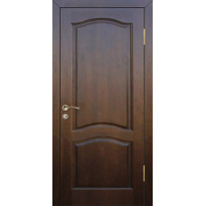 Каталог,Белорусские двери, DY Модель № 7, ДГ темный лак, массив сосны