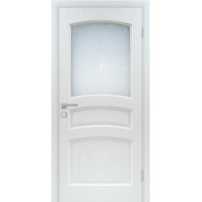 Каталог,Белорусские двери, DY Модель № 16, ДО, белый лоск, массив сосны