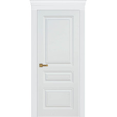 По материалу дверей,Дверь межкомнатная Троя ДГ, Белая эмаль