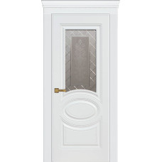 По материалу дверей,Дверь межкомнатная Марго ДО, Белая эмаль
