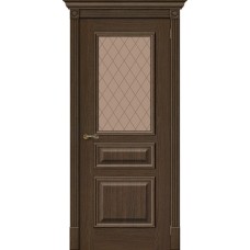 По производителю,Белорусские двери Вуд Классик-15.1 ПО Bronze Сrystal, Golden Oak