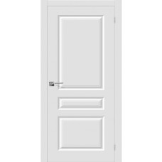По материалу дверей,Дверь межкомнатная Скинни-14 ПГ, Whitey