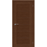 Дверь Евро Шпон Легно-21 ПГ Brown Oak