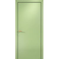 Дверь Офисная, гладкая, эмаль фисташка