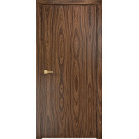 Дверь Офисная, вертикальный шпон, гладкая, американский орех