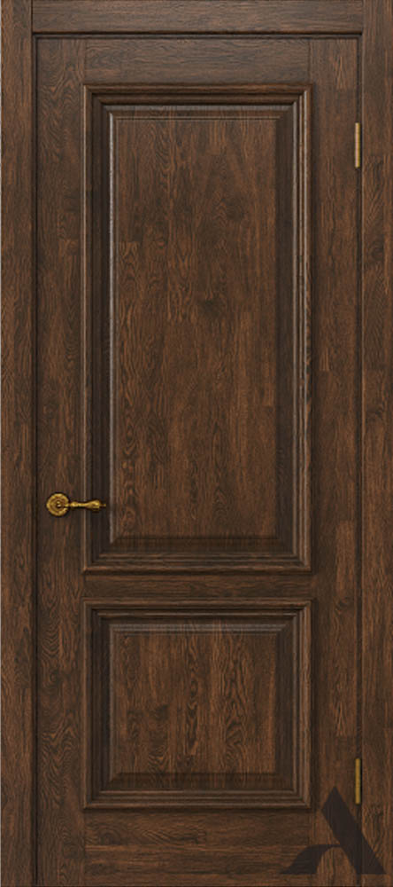Дверь из массива дуба Альверо, Елизавета-2 ДГ, Орех чёрный