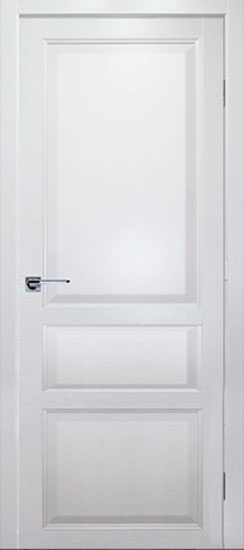Межкомнатная дверь Каролина ДГ, экошпон, эмаль белая