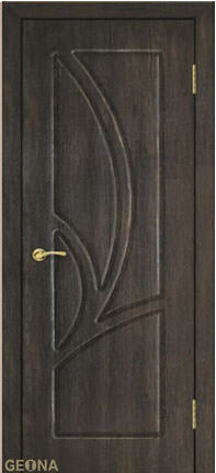 Дверь Геона Муза, ДГ, ПВХ, Тиковое дерево 8009