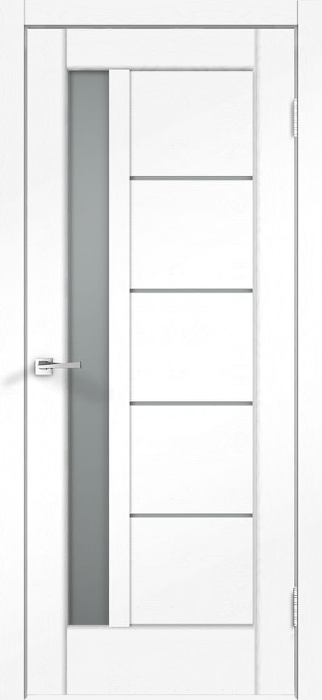 Дверь межкомнатная, Premier 3 Мателюкс, экошпон soft touch, ясень белый
