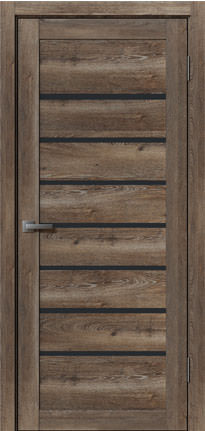 Дверь межкомнатная L107 ДО, дуб эдисон коричневый