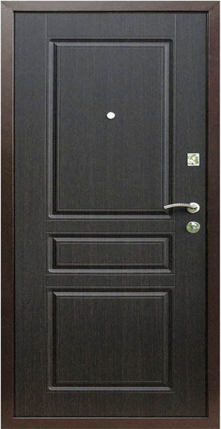 Входная металлическая дверь, Х4, Венге / Венге