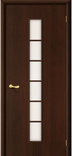 Финская дверь Olovi, ламинированная с четвертью ДО L4, венге
