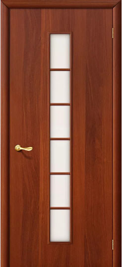 Финская дверь Olovi, ламинированная с четвертью ДО L4, орех