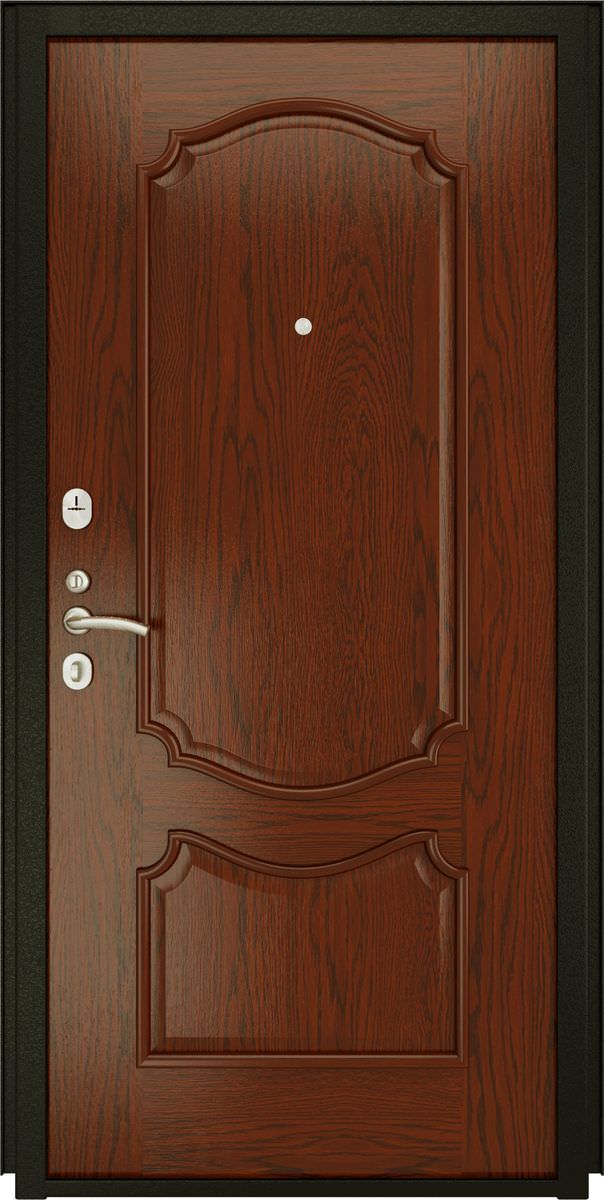 Дверь Титан Мск - Lux-3 A, Медный антик/ Панель шпонированная Венеция, дуб сандал
