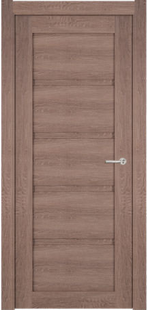 Новгородская дверь, модель 112 ДГ, дуб капучино