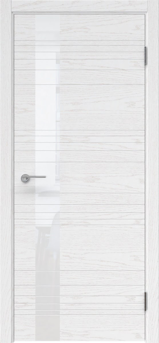 Межкомнатная дверь Dorsum 2.1 HF шпонированная, ясень белый