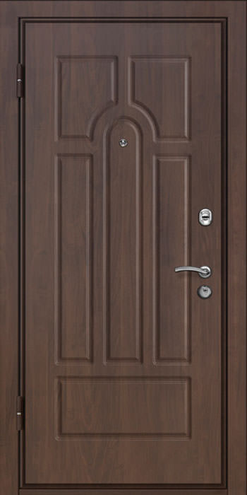 Утепленная входная дверь Титан Мск Тop M-12, VINORIT Венге / Аляска