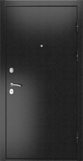 Дверь Титан Мск - Lux-3 B, Cеребрянный антик/ ПВХ 10 мм. панель 244 беленый дуб