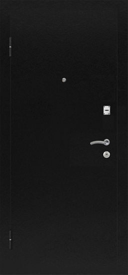 Входная металлическая дверь Стандарт - Графит / Лайн 1 Bianco